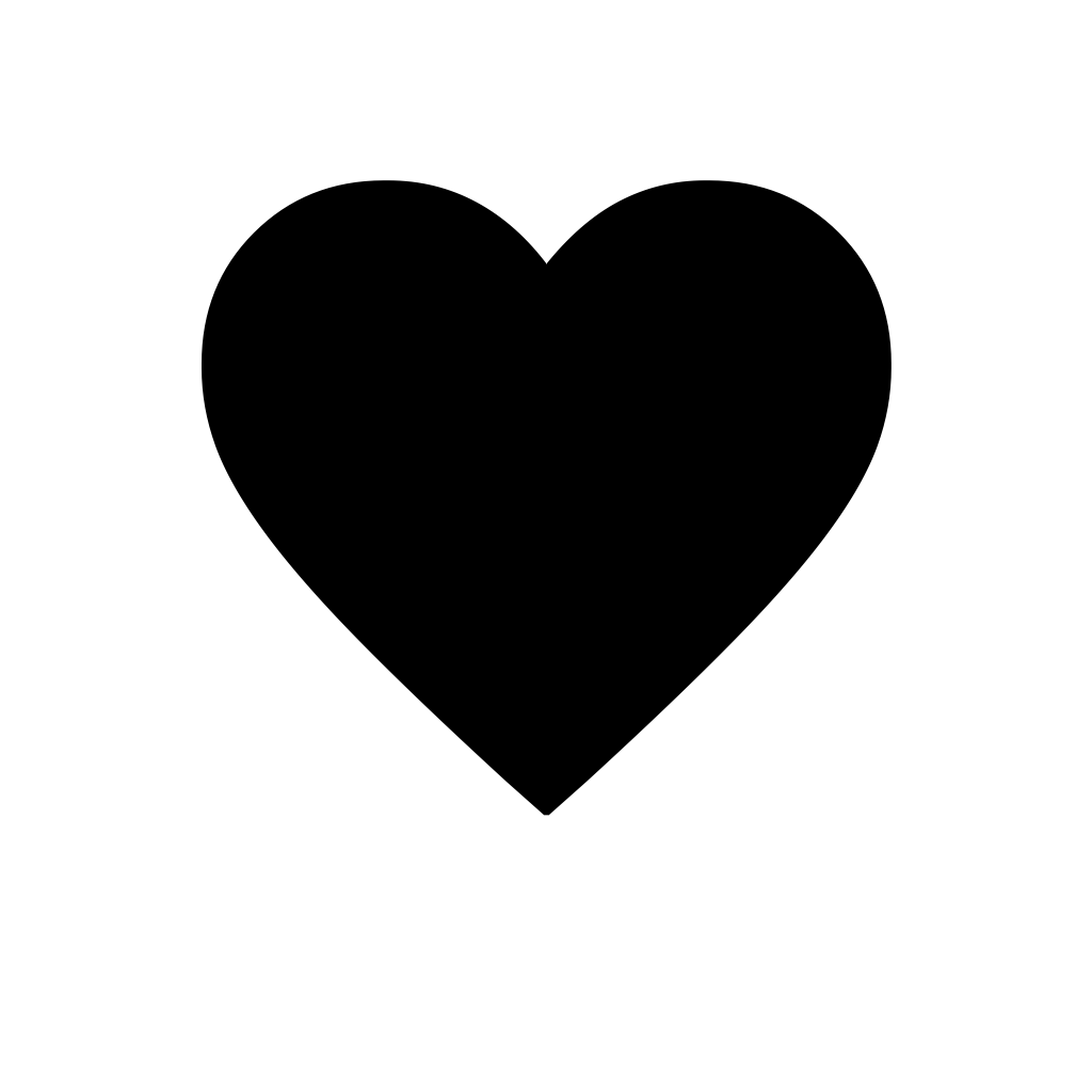 Raster source for heart symbol
